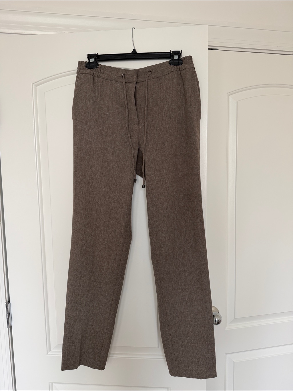 Gerard Darel Taupe Drawstring Ankle Pants